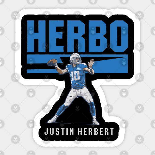 Justin Herbert Herbo Mode Sticker by Chunta_Design